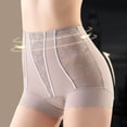 thumbnail image 5 of Qingpeng Womens Lace Butt Lifting Panties High Rise Elastic Shaping Underwear Breathable Briefs Size M-XXL, 5 of 6