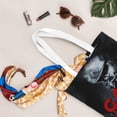 thumbnail image 5 of DouZhe Reusable Grocery Bags, Gamer Zone Game Over Lightweight Polyester Canvas Cloth Tote Bag for Travle Gym Shopping School, 15" x 16", 5 of 7