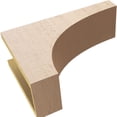 thumbnail image 6 of 6"W x 18"D x 12"H Classic Stockport Rough Cedar Woodgrain TimberThane Corbel, Primed Tan, 6 of 6