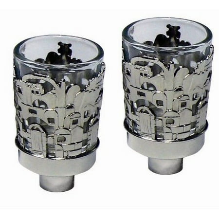 Silver Plated Giftware - Majestic Giftware CH200 Neronim Candle Holder, 3-Inch, Silver Plated