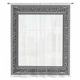 thumbnail image 2 of White Greek Key Sheer Curtains 108" Extra Long, Geometric Greece Ancient Farmhouse Geo Light Filering Curtains, Privacy Drapes Simi Floor to Veiling Curtain for Living Room Bedroom Window Treatment, 2 of 9