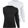 thumbnail image 1 of Camiseta de compresión hombre manga larga un brazo baloncesto entrenamiento, 1 of 6