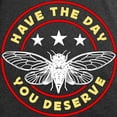 thumbnail image 3 of CafePress - Cicadas Have The Day You Deserve Periodical Cicada - Women's Long Sleeve Charcoal Gray Pajamas, 3 of 7