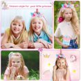 thumbnail image 5 of Princesa Vestir Accesorios, Elsa Sirena Unicorn Princesa Niñas, Juegos de Joyas para Niña, Contiene Corona, Sceptre, Guantes,Collar, Anillo, Pendientes, Bolso, Accesorios Pelo para Niña, 5 of 5