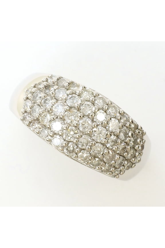 Pre-Owned PT900 Platinum Ring, 1 Diamond, 1.00ct, with Certificate of Authenticity, Total...