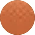 thumbnail image 1 of Ahgly Company Indoor Round Patterned Neon Orange Area Rugs, 5' Round, 1 of 6