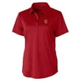 thumbnail image 2 of Women's Cutter & Buck Crimson Tuskegee Golden Tigers Prospect Textured Stretch Polo, 2 of 3