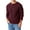 05-Wine Red, variant on QDG Mens Henley Knit Pullover Sweater Waffle Crewneck Casual Texture Fashion Sweater