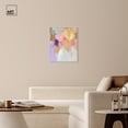 thumbnail image 3 of Canvas of Gold and Purple I Canvas Pastel Abstracts by Art Remedy, White Frame, 24" x 30", 3 of 7