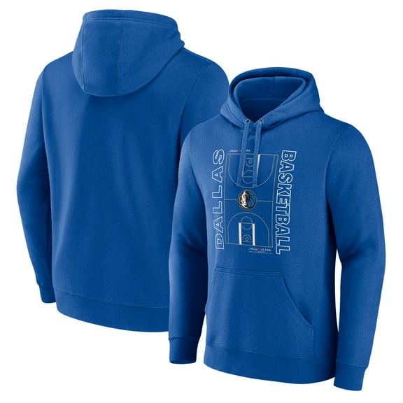 Men's  Blue Dallas Mavericks Michelob Ultra Full Court Pullover Hoodie