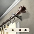 thumbnail image 3 of InStyleDesign  Tristan Adjustable Curtain Rod Antique Brass 18 to 28 inches Brass Finish, 3 of 5