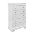 thumbnail image 2 of Global Furniture USA Pompei Metallic White 5-Drawer Wood Chest, 2 of 2