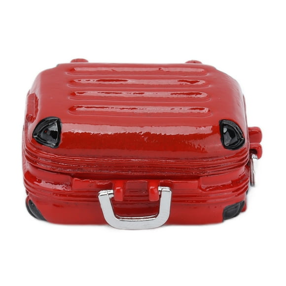 Nehlobo Mini Travel Hard Suitcase Cute Simulation Life Scene Dolls Travel Suitcase for Dollhouse