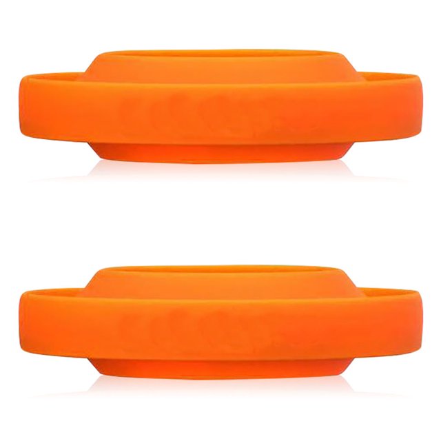 Pulsera anti-goteo de silicona Muñe de pulsera flexible Guardia de agua para niños para niños Lavado Accesorios de limpieza Naranja 1 par Speravity HA047874-04B