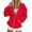 Red, variant on Towmus Womens Zip Up Hoodies Fall Casual Long Sleeve Sweatshirts Lightweight Comfort Soft Oversized Jackets