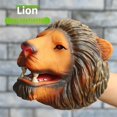 thumbnail image 1 of Dinosaur Hand Puppet Gloves Soft Silicone Triangle Dragon King Dragon Children's Simulation Animal Model Boys Toy Direct From Ma, 1 of 5