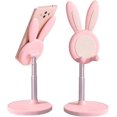 thumbnail image 1 of Cute Bunny Phone Holder, Desktop Cell Phone Holder Stand Compatible With All Mobile Phone/tablet, Height Angle, 1 of 5
