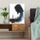 thumbnail image 5 of Qisvanset 12x16 Inch David and Goliath Bible Canvas Wall Art, Minimalist Watercolor Scripture Faith Home Gift, 5 of 8