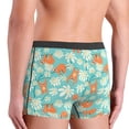 thumbnail image 4 of Men's Boxer Briefs, Cute Sloth on Floral Tree Soft Comfy Mens Underwear Boxer Briefs Breathable With Widen Waist, 4 of 7