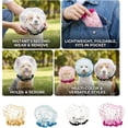thumbnail image 4 of Adjustable Dog Mesh Head Cover, Face Net for Small Dogs| Prevent eating ground debris, Soft Breathable Mesh Mask, Stretchy Elastic Design, for Outdoor Walks, Park & Travel(Yellow), 4 of 7