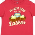 thumbnail image 4 of Inktastic Hanukkah Funny Here for Latkes Boys or Girls Toddler T-Shirt, 4 of 5
