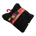 thumbnail image 3 of Set de calcetas Fruit of the loom Para Niño Afelpado Anatómico Negro 5 Pares Talla G, 3 of 4