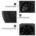 thumbnail image 3 of HONMEET Rubber Trash Can Wheels for Wheelchair Use Lightweight Smooth Moving 2 Pcs, 3 of 6