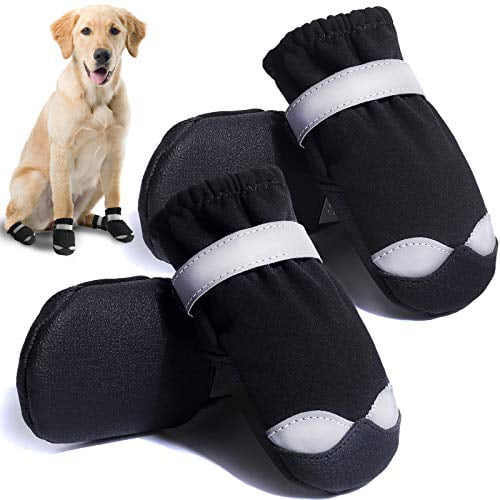 CALHNNA Dog Shoes Anti-Slip Shoes Dog Boot for Small Medium Dogs and Cat Puppies 4PCS