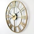 thumbnail image 3 of Amdohai Montre Bloc de Style Européen Simple Salon Rétro Or Noir, 3 of 7