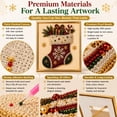 thumbnail image 5 of 2PCS! DIY Christmas Pearl Diamond Painting Art Kit for Adults, Beginner-Friendly, 2027 3D Raised Pearl Beads Craft with Shimmering Effect, Handmade Art Craft for Home Wall Decor, 5 of 10