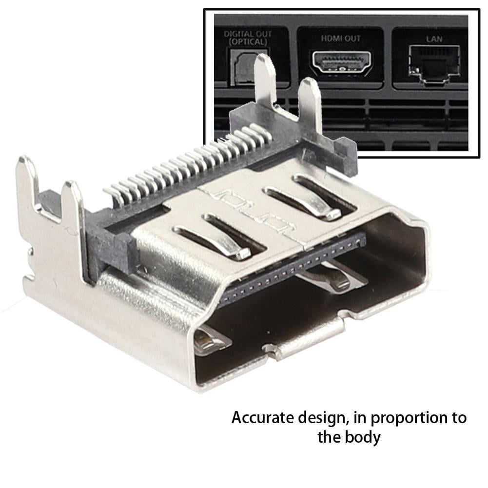 FAGINEY HDMI Port Socket Interface Connector Replacement Part For PS4