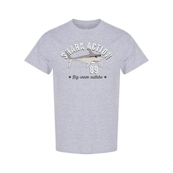 Shark Action T-Shirt Men -Image by Shutterstock, Male x-Large