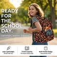 thumbnail image 4 of Jeiento Dinosaur 17 Inch Boys Girls Schoolbag and Backpack Set 4-Piece Lunch Bag Pencil Case Water Bottle Holder Cool Flame Lightweight Large Capacity Book Bag, 4 of 7