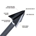 thumbnail image 2 of Ozcut Hurricane 3 Blade Offset Single Bevel Blades - 100gr, 125gr, 150gr 100% Stainless Steel Fixed Blade Broadhead (3 Pack), 2 of 9