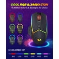 thumbnail image 3 of Ratón inalámbrico para juegos Redragon M814 8000 DPI RGB 250 horas, 3 of 9