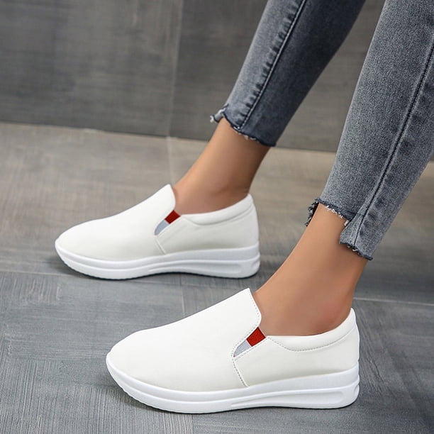 Zapatos de lona planos de gran tamaño para mujer, zapatos deportivos casuales cómodos de verano Wmkox8yii shalkjhdk1595