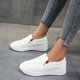 thumbnail image 1 of Zapatos de lona planos de gran tamaño para mujer, zapatos deportivos casuales cómodos de verano Wmkox8yii shalkjhdk1595, 1 of 1