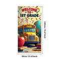 thumbnail image 2 of Colorful Welcome to 1st Grade Backdrop Banner, School Supplies Elements Decor, Party Background for First Grade Celebrations, Classroom Decorations, Photo Booth Props, Back - to - School Parties, 2 of 6