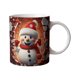 thumbnail image 2 of Ganfancp Navidad Taza de Café de Cerámica Taza de Té Hombre de Nieve Blanco Fluorescente Taza Muñeco de Nieve Liquidación Taza de Café de Cerámica Christmas Snowman*1, 2 of 7