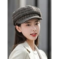 thumbnail image 3 of YooGuoGuo Women's Newsboy Cap Retro Plaid Octagonal Hat Outdoor Sun Hats Casual Cap Painter Hat for Women Paperboy Beret Caps, 3 of 7
