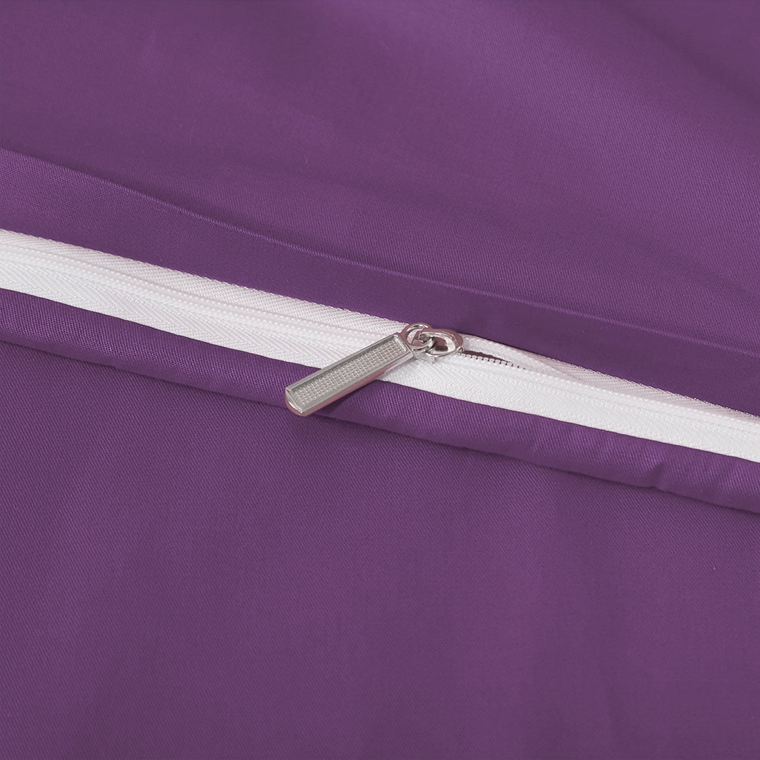 Unique Bargains Pillowcases 2 Pack 100% Cotton Body Pillow Covers Purple 20" x 48"