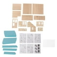 thumbnail image 3 of Miniature House Model Log Cabin Diorama Building Set Wooden DIY Assembly for Hobbyists and Collectors Scene, 3 of 9