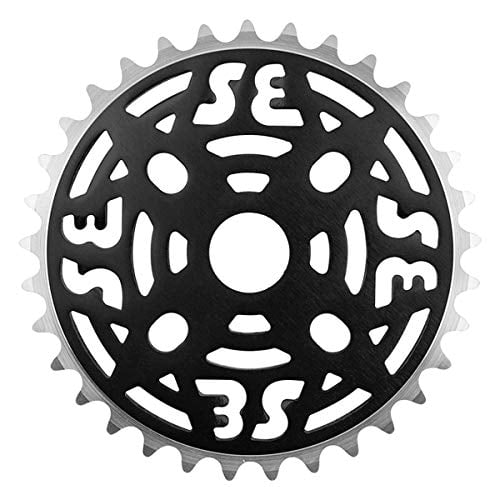 SE Bikes Chainring 1pc 33T 1/8 Alloy Anodized (Red)