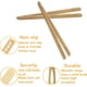 thumbnail image 4 of Pinzas de bambú para utensilios de cocina, pinzas de bambú reutilizables para tostadas, kimchi, frutas y té, 3 piezas, 18 cm, 4 of 5