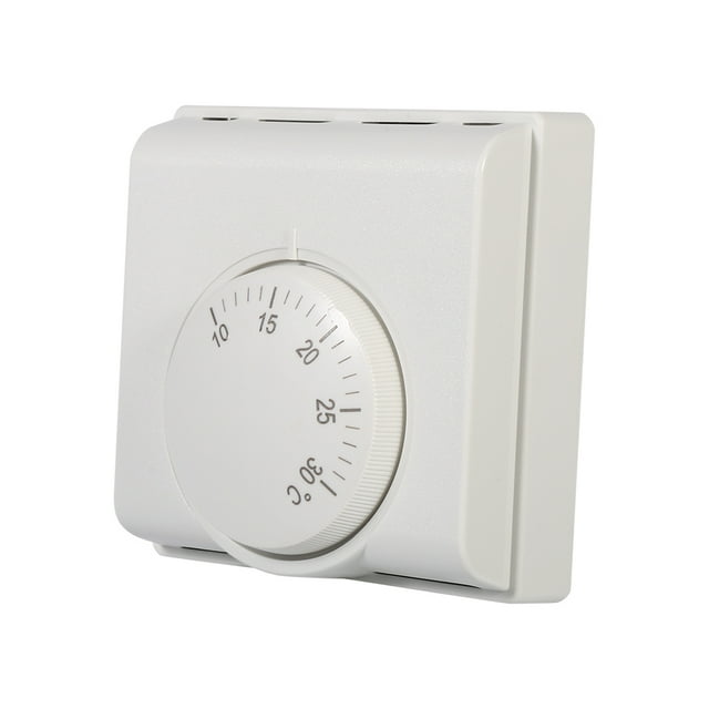 Home Thermostats, 3.3 X 3.3 X 1.5inch With On/off Switch Room Mechanical Temperature Controller, Easy To Install For Restaurant Home