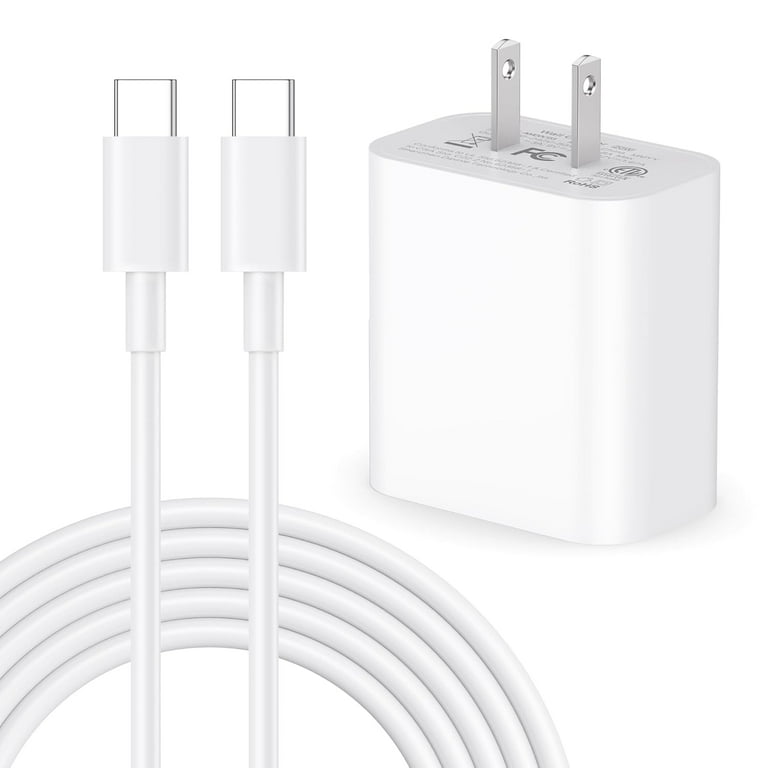 20W USB C Charger & Cable for AirPods Pro 2nd Gen, AirPods 4