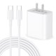 thumbnail image 2 of Cargador para AirPods Pro (2.ª generación), cable de carga USB C de 20 W para AirPods 4, cable USB C a USB C para AirPods Max 2 (2024), auriculares inalámbricos AirPods Pro (2.ª, 2 of 8