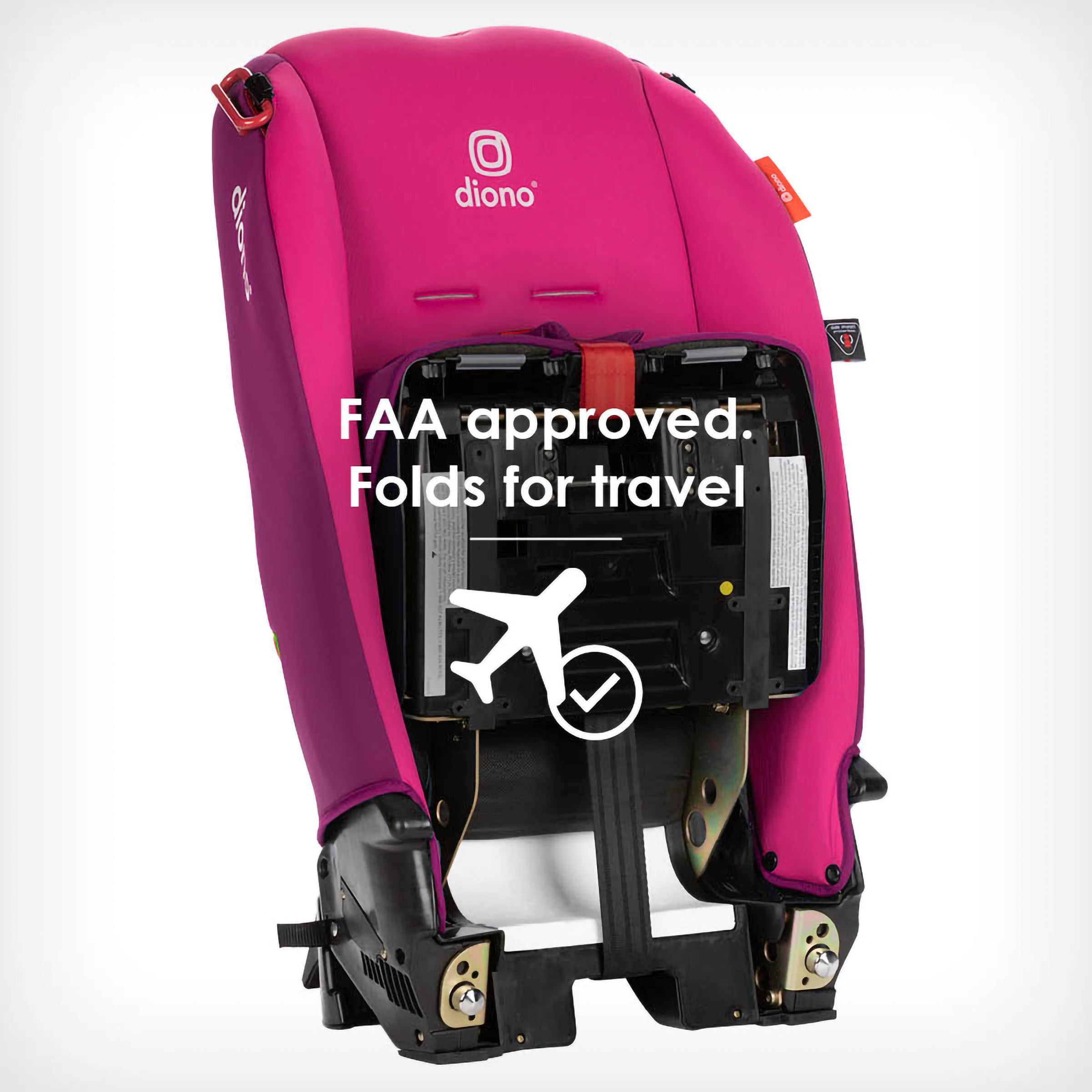 Diono Radian 3RX All-in-One Convertible Car Seat, Slim Fit 3 Across, Pink Blossom