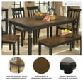 thumbnail image 3 of Signature Design by Ashley Casual Owingsville Dining Table  Black/Brown, 3 of 6