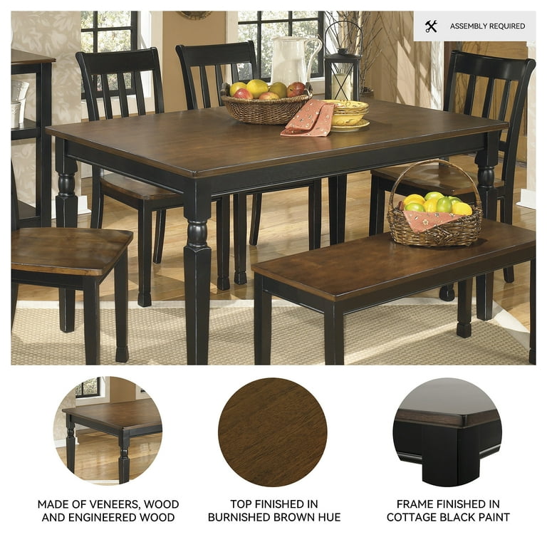 Signature Design by Ashley Casual Owingsville Dining Table Black